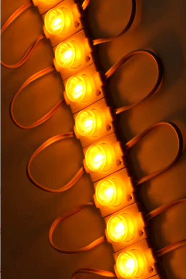 Tek Lensli Modül Led Sarı Amber 1.5w (10 Adet)