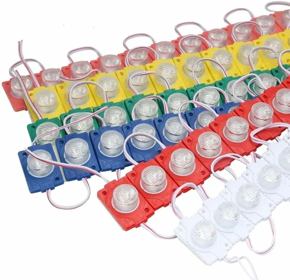 Tek Lensli Modül Led RGB 1.5w (10 Adet)