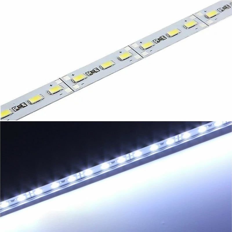 12 Volt 5630 Ledli Led Bar Alüminyum Çubuk 72 Ledli Beyaz (10 Adet)
