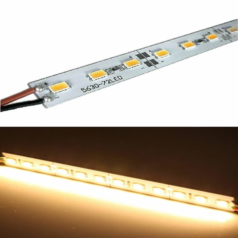12 Volt 5630 Ledli Led Bar Alüminyum Çubuk 72 Ledli Gün Işığı