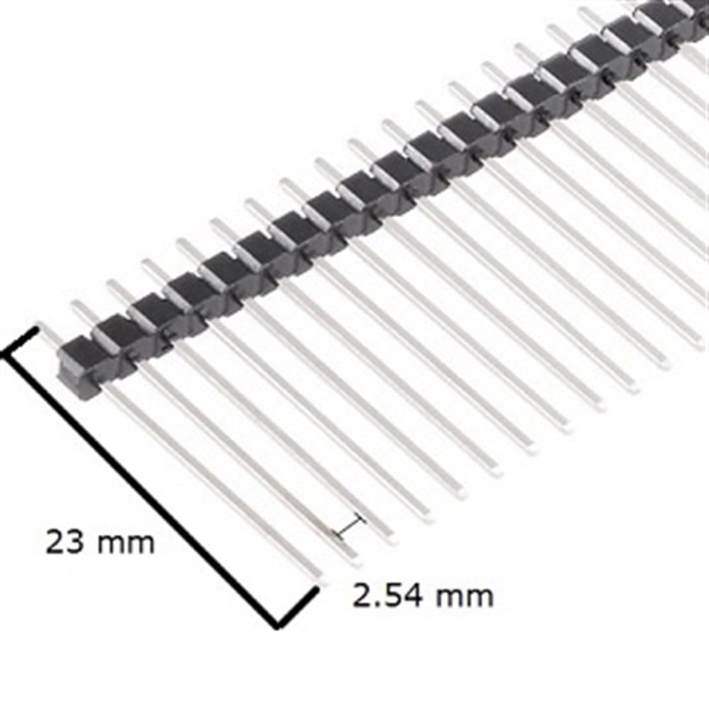1x40 23mm 180' Erkek Pin Header ( 10 Adet )