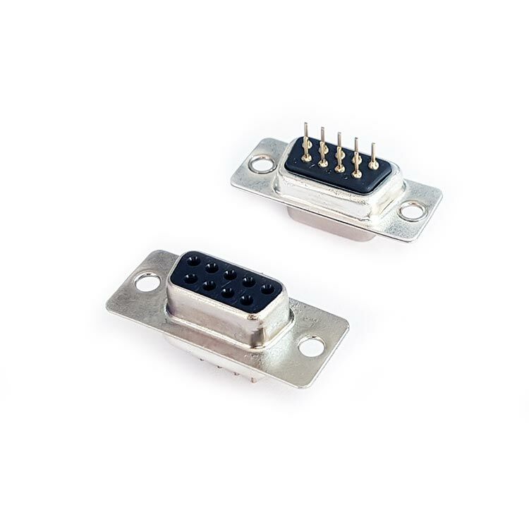 9 Pin İğne Ayak Dişi D-Sub Konnektör ( 10 Adet )