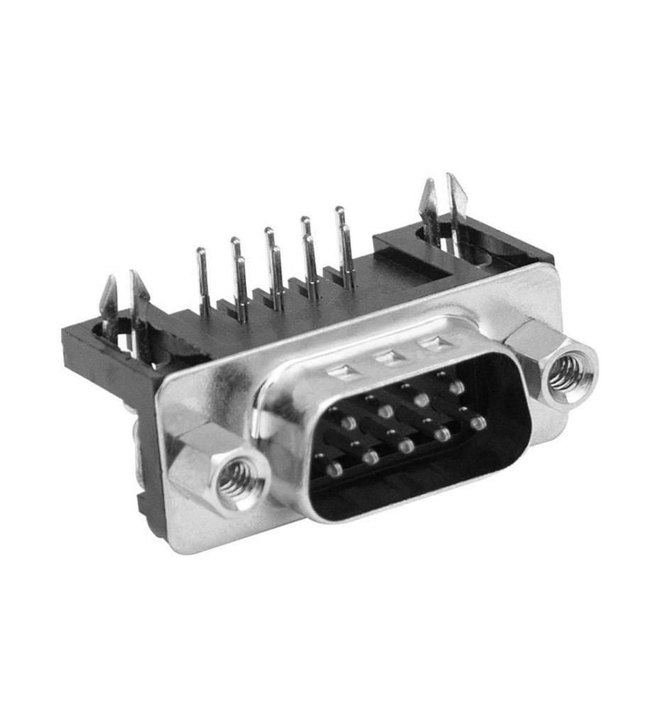 9 Pin 90' PCB Tip Erkek D-Sub Konnektör ( 10 Adet )