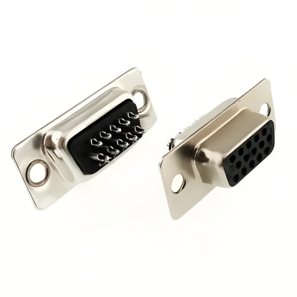 15 Pin 3 Sıra Lehim Tip Dişi D-Sub Konnektör ( 10 Adet )