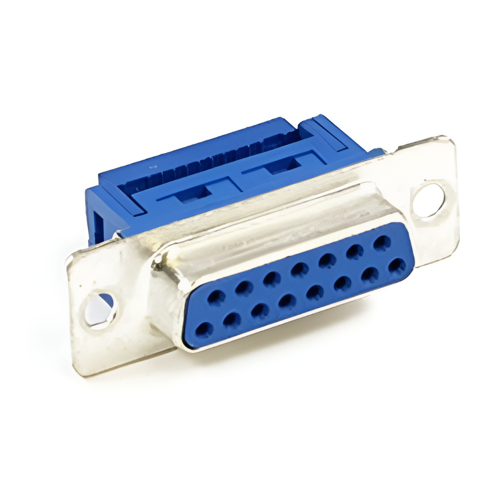 15 Pin Flat Kablo Tip Dişi D-Sub Konnektör ( 10 Adet )