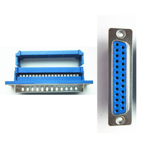 25 Pin Flat Kablo Tip Dişi D-Sub Konnektör ( 5 Adet )