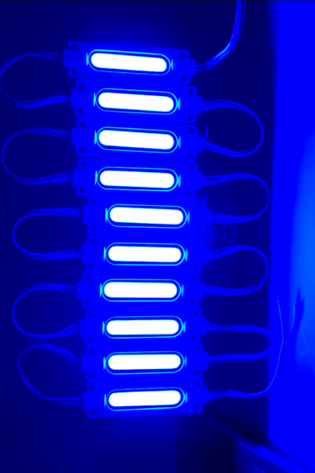 12 Volt 2 Watt Cob Led Modül Mavi (10 Adet)