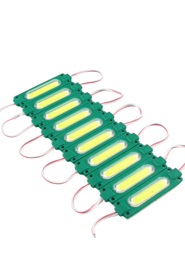 12 Volt 2 Watt Cob Led Modül Yeşil (10 Adet)