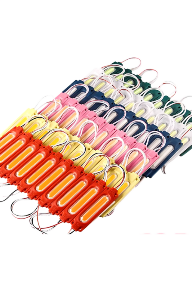 12 Volt 2 Watt Cob Led Modül Yeşil (10 Adet)