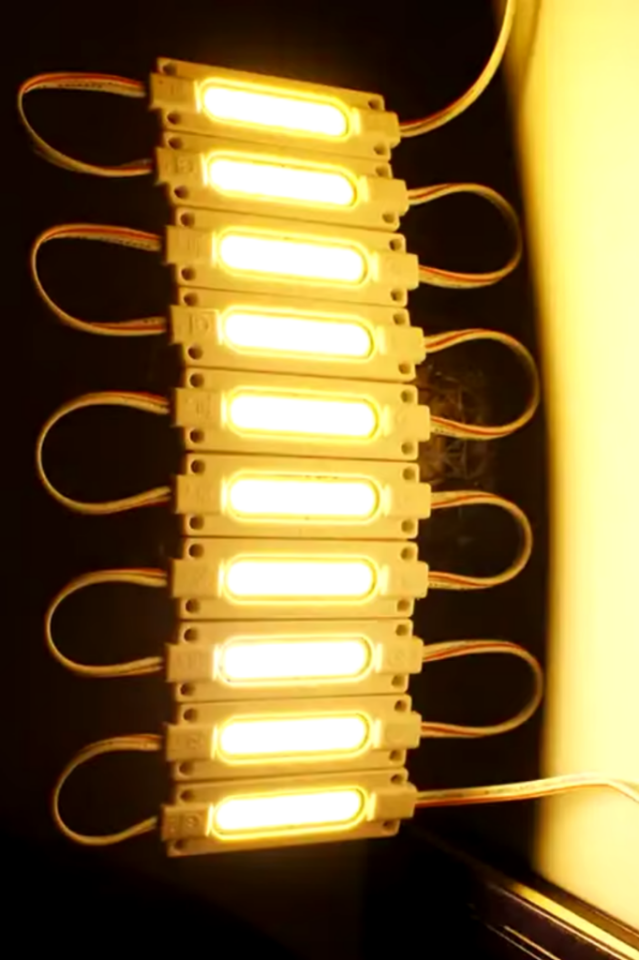 12 Volt 2 Watt Cob Led Modül Gün Işığı (10 Adet)