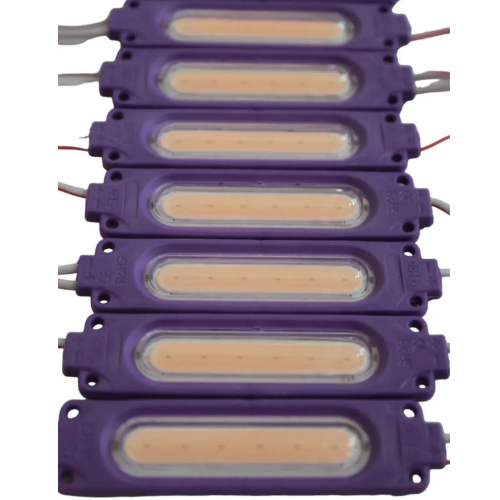 12 Volt 2 Watt Cob Led Modül Mor (10 Adet)