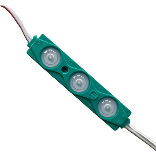 3 Lensli Modül Led Yeşil 12 Volt 1.2 Watt 2835 ( 10 Adet )