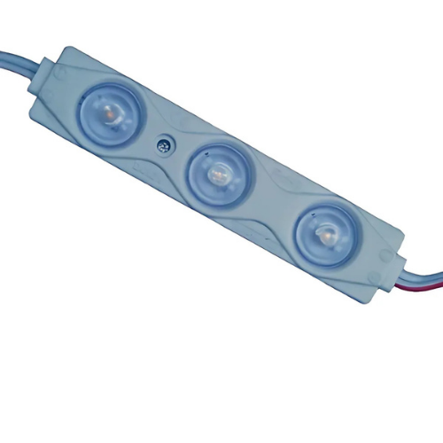 3 Lensli Modül Led Gün Işığı 12 Volt 1.2 Watt 2835 ( 10 Adet )