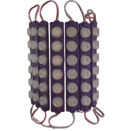 6 Lensli 12 Volt 6 Watt Mor Modül (10 Adet)