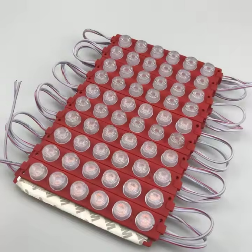 6 Lensli 12 Volt 6 Watt Kırmızı Modül (10 Adet)