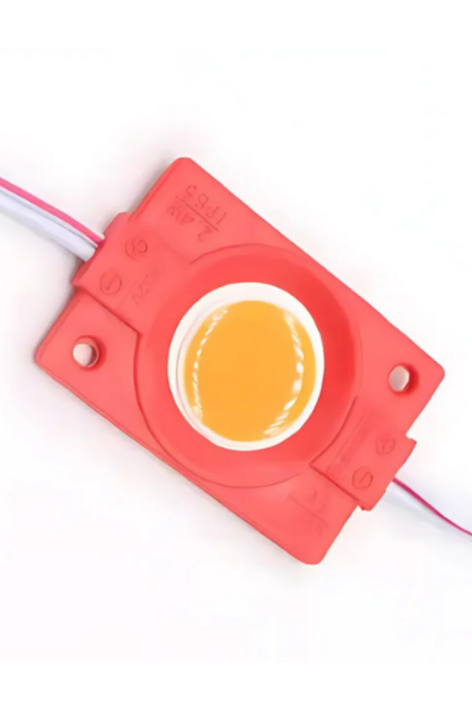 Tekli Su Geçirmez 12 Volt 2.4 Watt Modül Led Kırmızı (10 Adet)