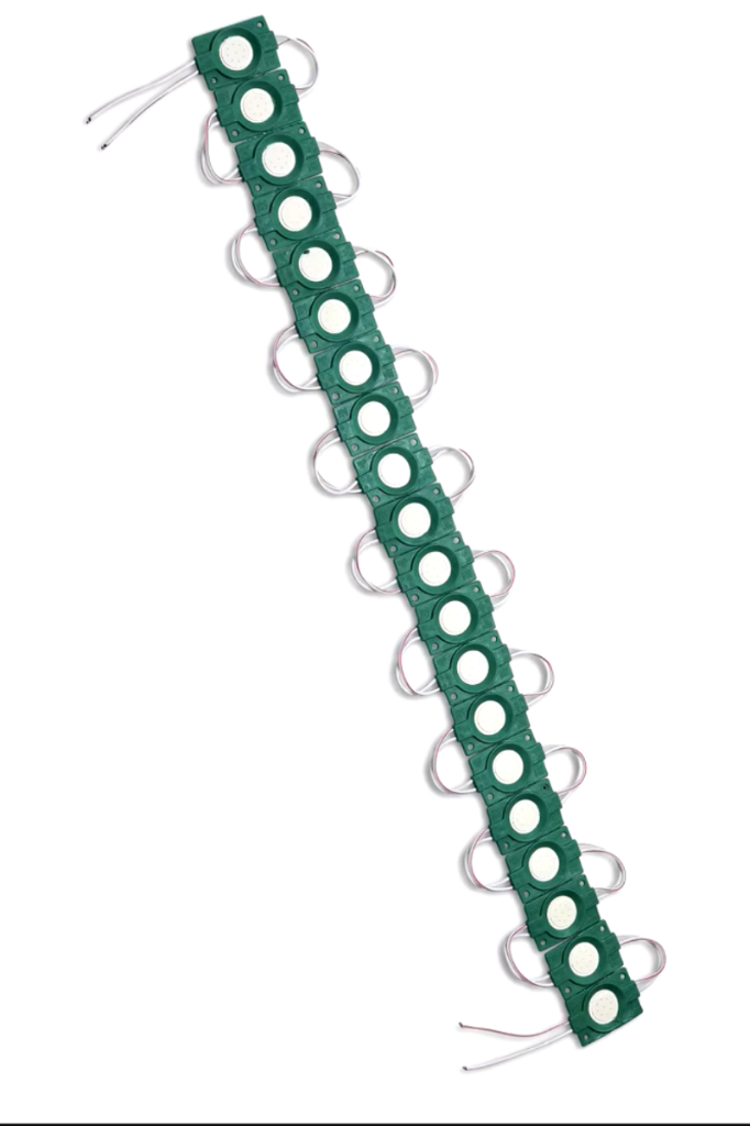 Tekli Su Geçirmez 12 Volt 2.4 Watt Modül Led Yeşil (10 Adet)