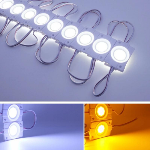 Tekli Su Geçirmez 12 Volt 2.4 Watt Modül Led Beyaz (10 Adet)