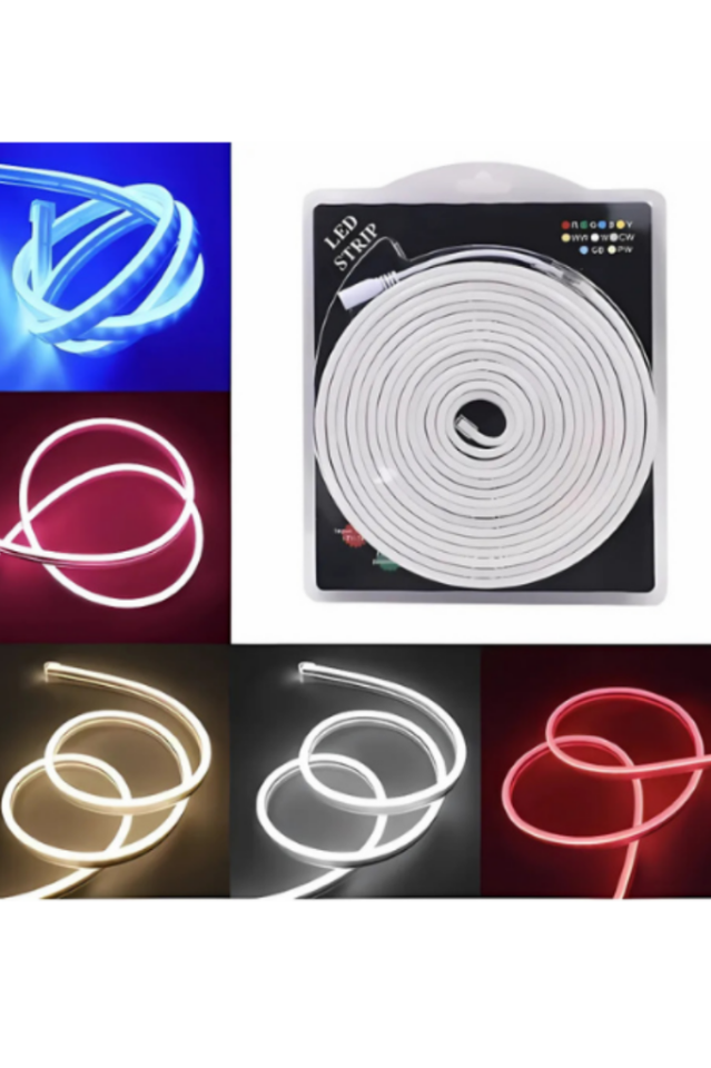 Neon Led Gün Işığı 12 Volt 6x12mm (5 Metre)
