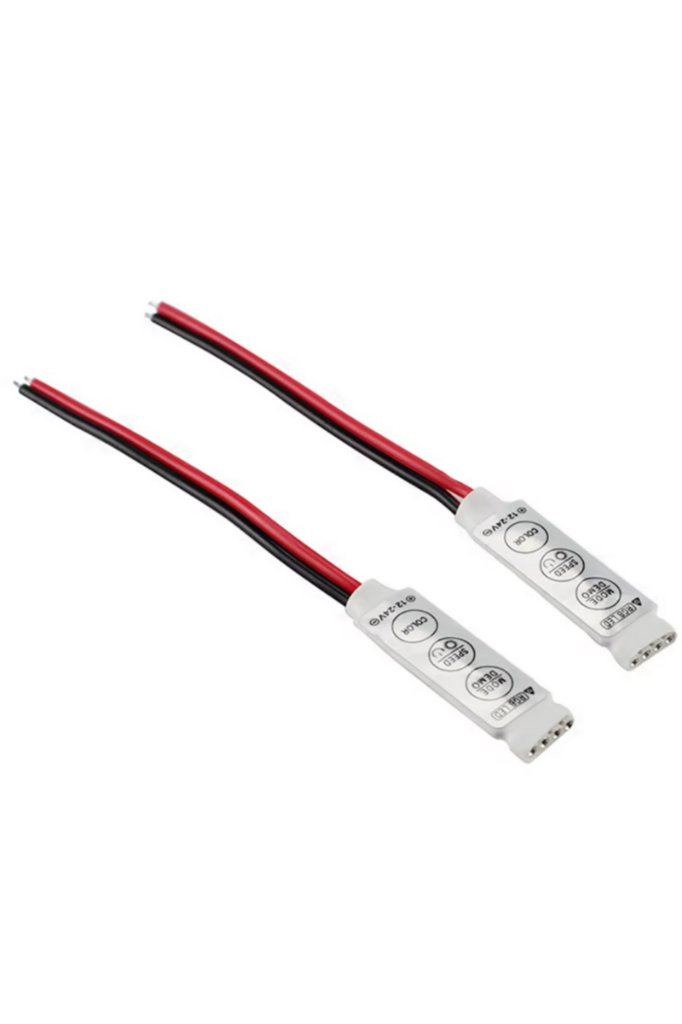 5-24V RGB Led Kontrol 3 Tuşlu Manuel Mini Dimmer