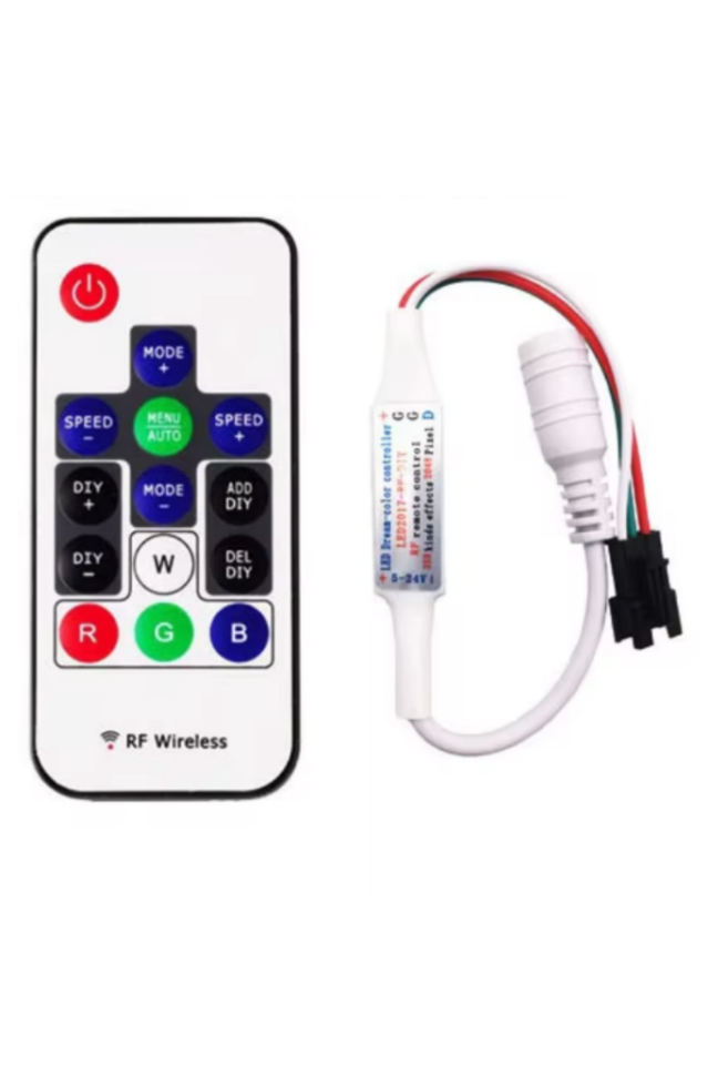 5-24V Pixel Led Kontrol Kumandası ARGB SP104E