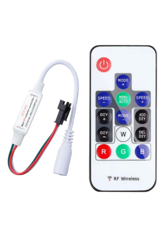 5-24V Pixel Led Kontrol Kumandası ARGB SP104E