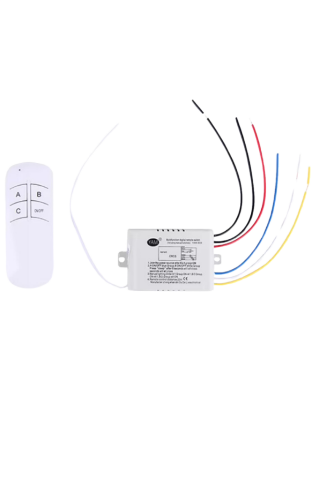 Uzaktan Kumandalı Kontrol Sistemi 2'li ( 2 Kanallı Avize Kumandası )