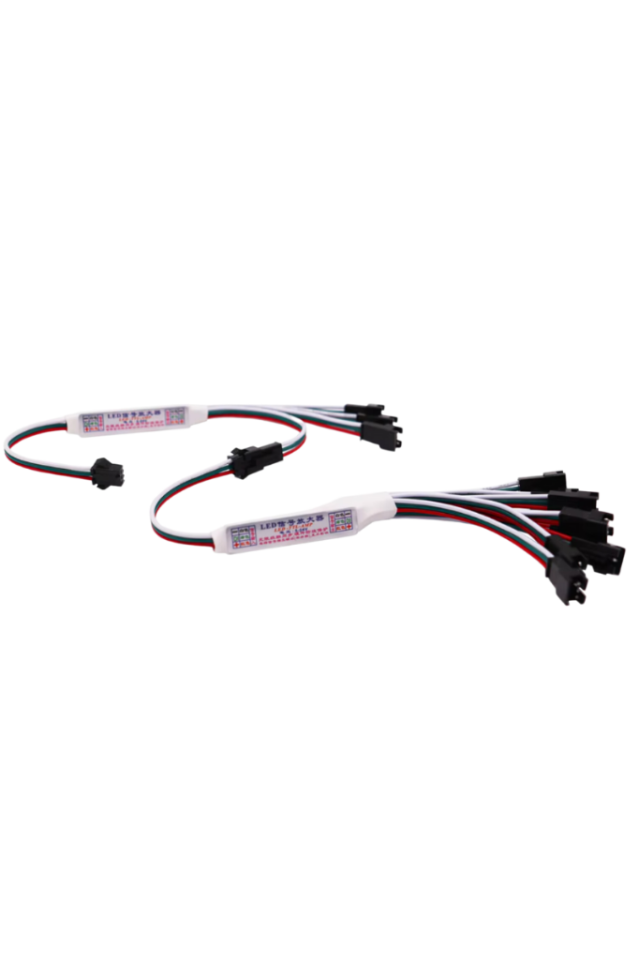 Pixel Şerit Led Çoklayıcı Amplifier 8'li 5-24V WS2811-WS2812B