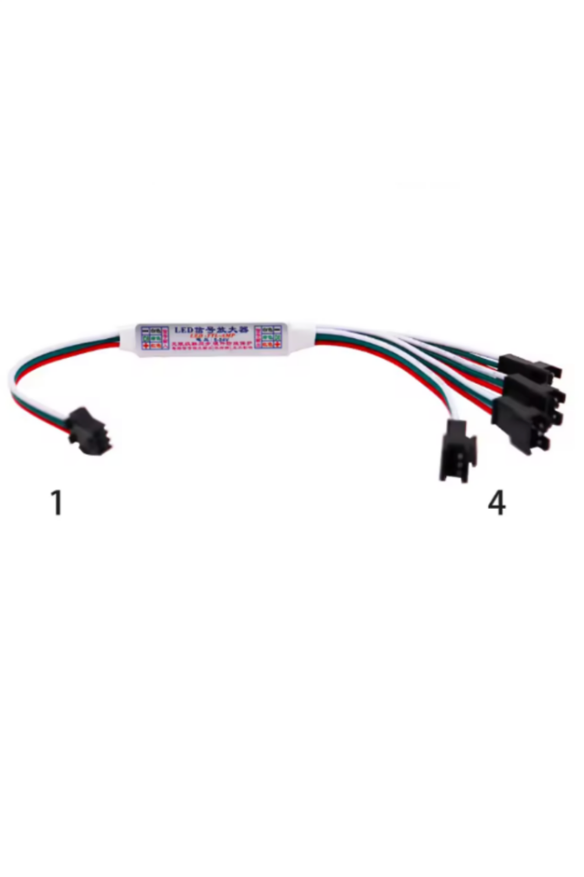 Pixel Led Çoklayıcı 4 Çıkışlı WS2811- WS2812B