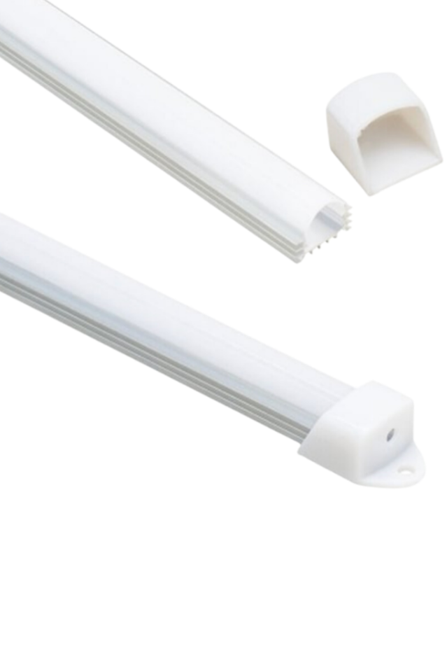 Çubuk Led Opak Boş Kasa Alüminyum Boş Kasa Opak Profil 1 Metre