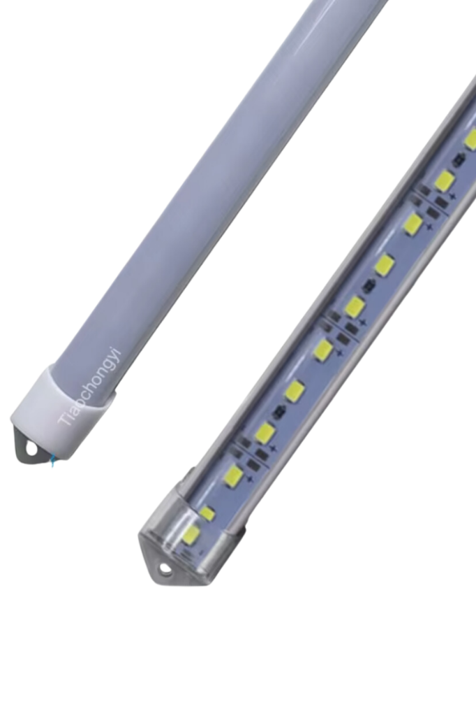 Alüminyum Kasalı Çubuk Bar Led 12V 72 Ledli 5730 Şeffaf Cam YEŞİL Led