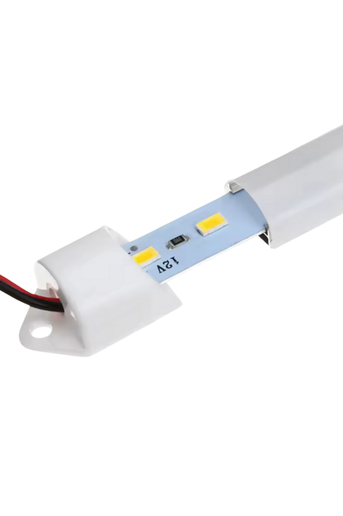 Alüminyum Kasalı Çubuk Bar Led 12V 72 Ledli 5730 Opak Cam Grow Led Full Spectrum Bitki Yetiştirme Ledi