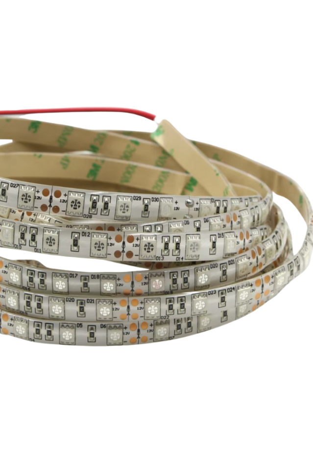 Ultraviyole 2835 Şerit Led 12V Uv Şerit Led Black Light 120 Ledli ( 5 Metre )