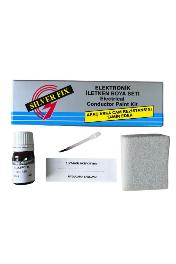 Gümüş İletken Boya Arka Cam Rezistans Tamir Seti