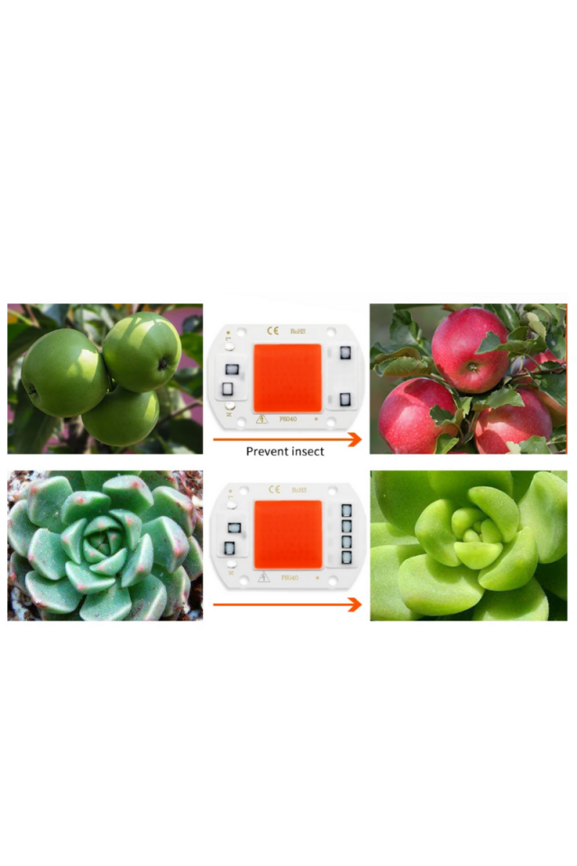 Grow Cob Led 220v 50w Full Spectrum Bitki Yetiştirme Ledi