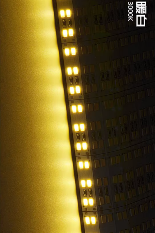 5730 Çift Sıra Alüminyum Çubuk Led Gün Işığı 12V 144 Ledli (1 Metre)