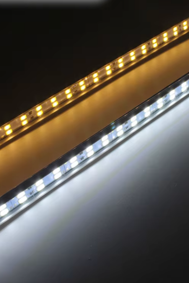 5730 Çift Sıra Alüminyum Çubuk Led Gün Işığı 12V 144 Ledli (1 Metre)