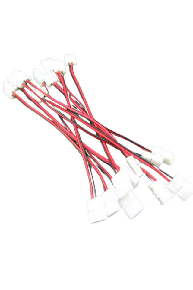 Şerit Led Birleştirme Aparatı Kablolu 2’li Çift Taraflı (5 Adet)