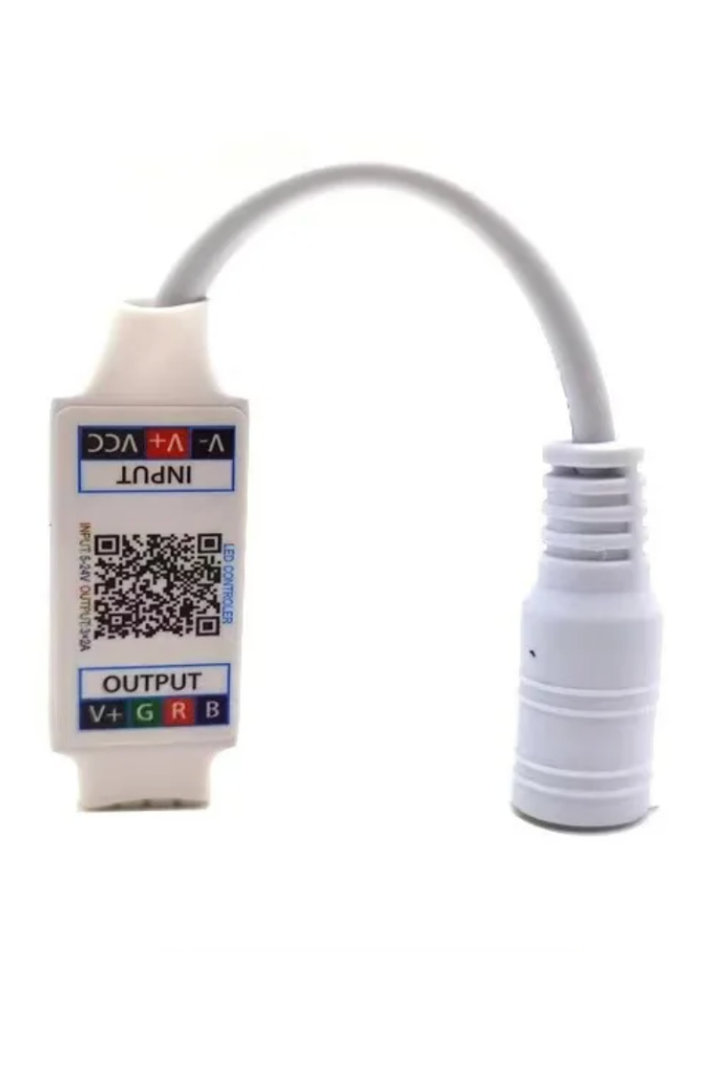 Bluetooth 6 Amper RGB Led Kontrol Cep Telefonundan Beyaz