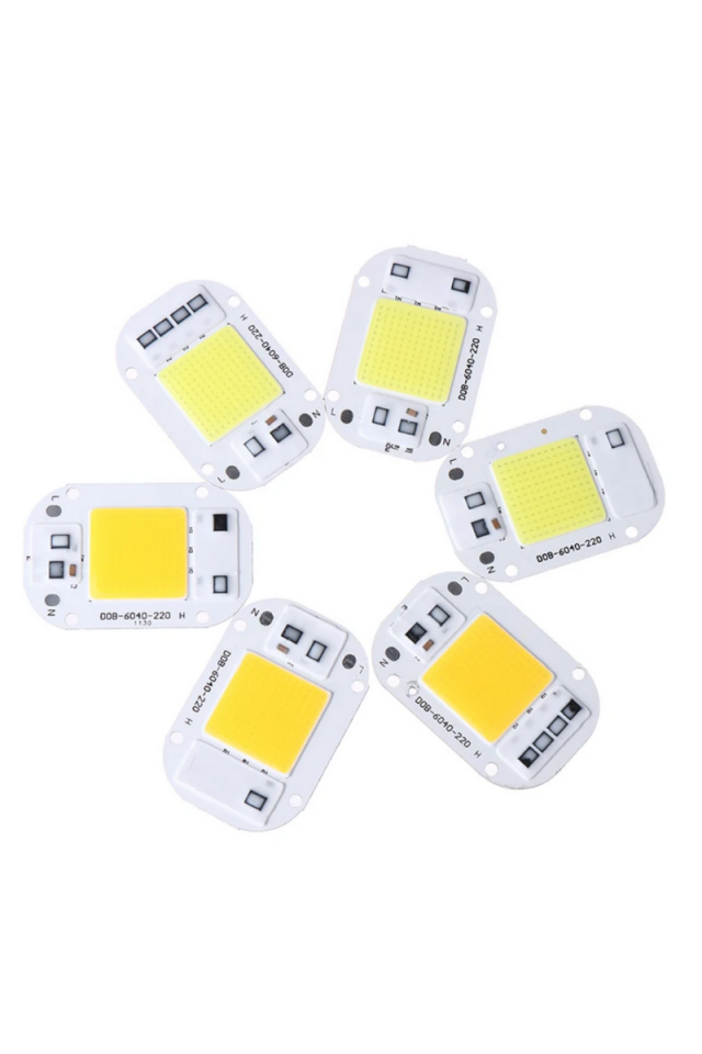 220 Volt 50 Watt Pembe Projektör Cob Led Çipi