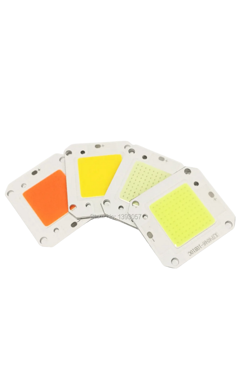 12 Volt 50 Watt Yeşil Projektör Cob Led