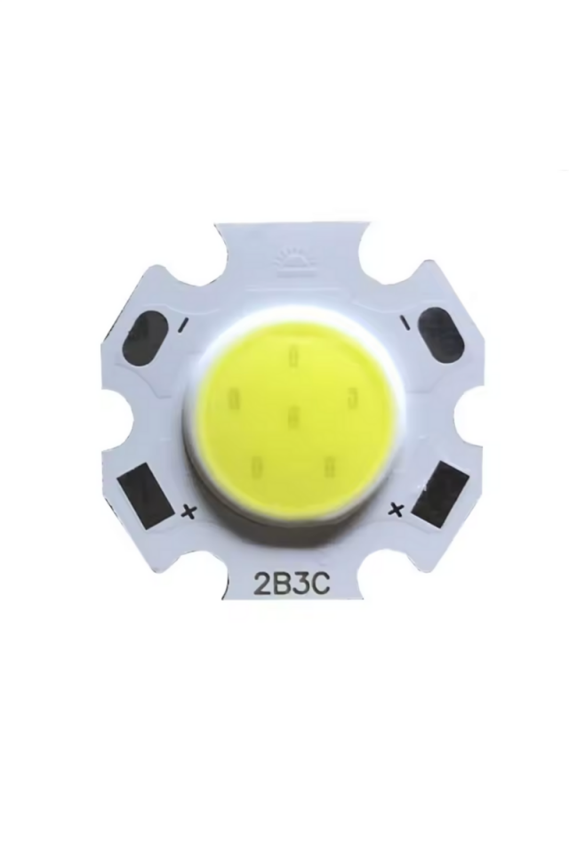12V 5W Beyaz Cob Led (3 Adet)