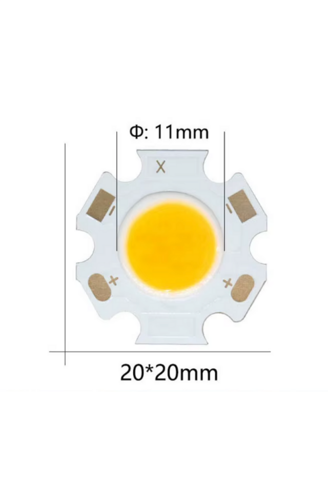 12V 5W Gün Işığı Cob Led (3 Adet)
