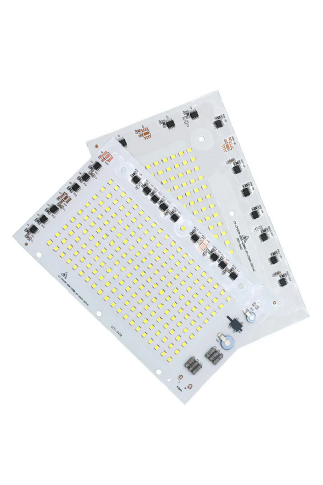 220 Volt 50 Watt Beyaz Hazır Projektör PCB Ledi SMD 2835 Ledli Projektör