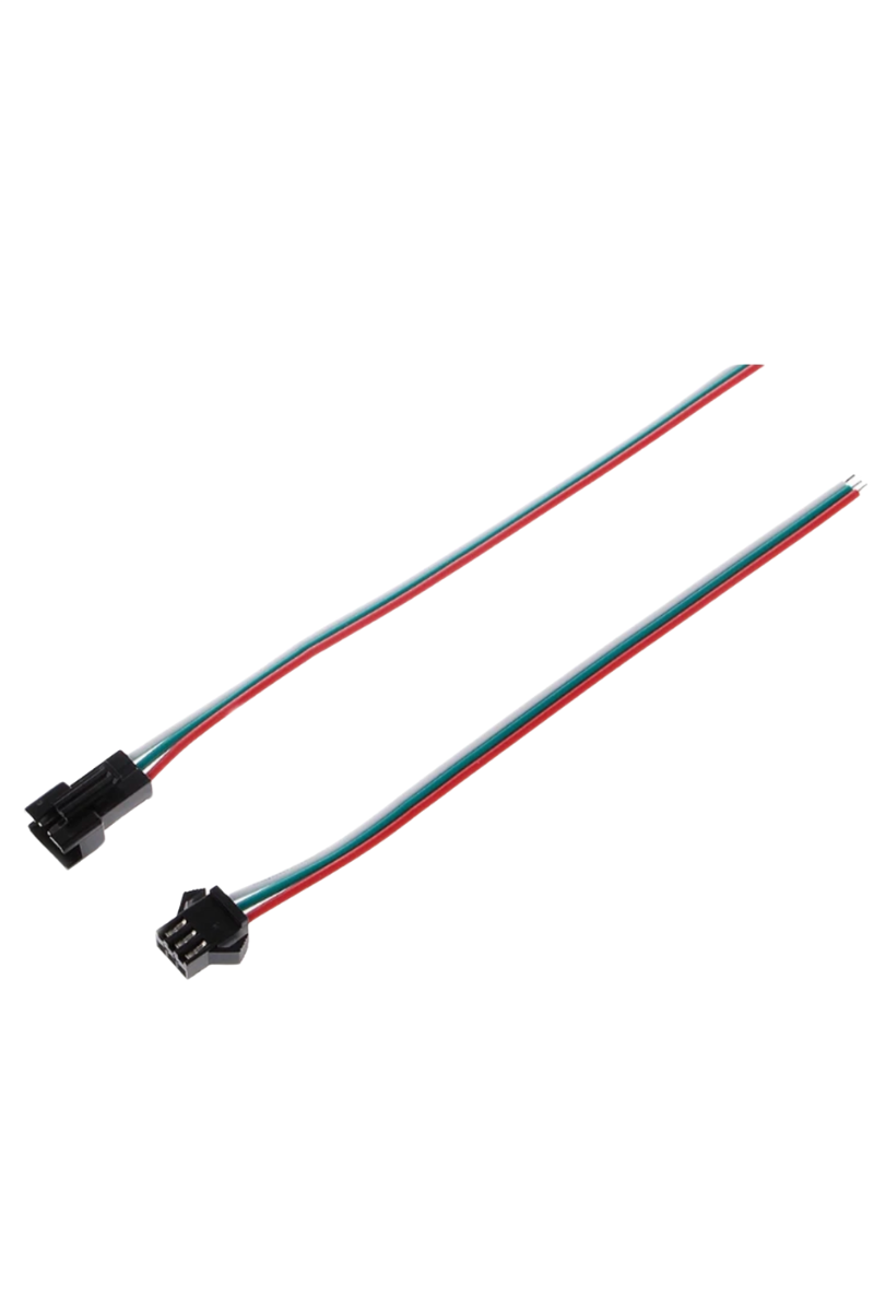 3 Lü SM Kablo Gruplama 3 Pin JST Kablo Takım Dişi-Erkek (5 Adet)