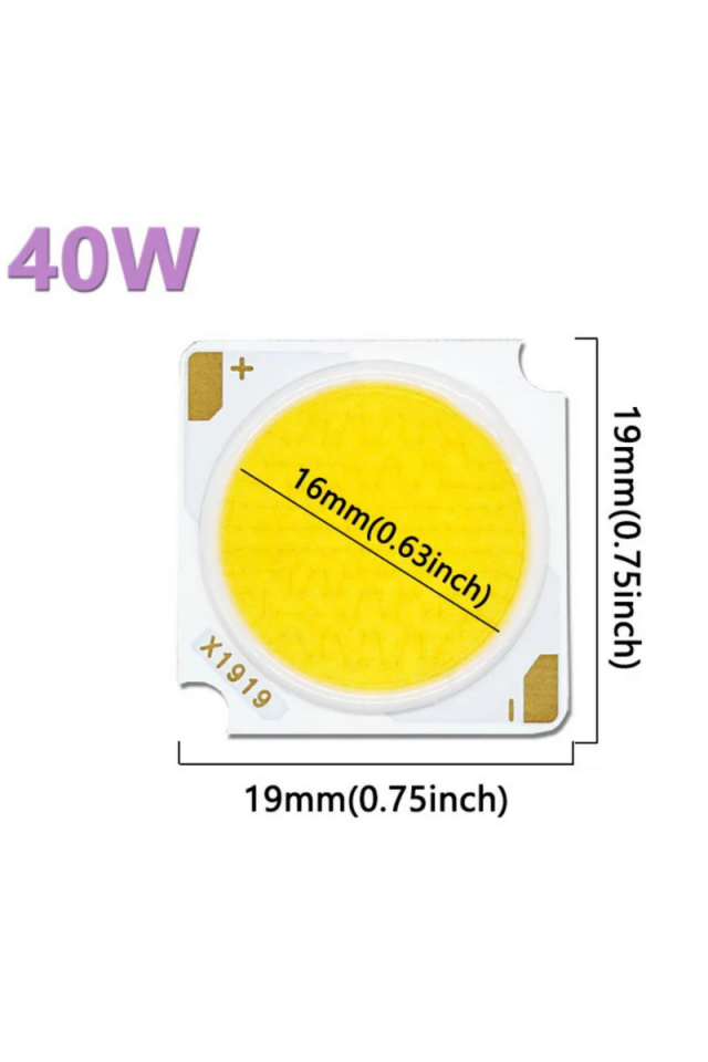 40 Watt Beyaz Cob Led 35-38 Volt 6500 Kelvin