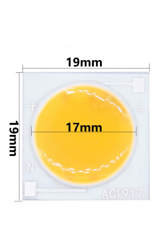 30 Watt Beyaz Cob Led 220 Volt 6500 Kelvin 19X19MM