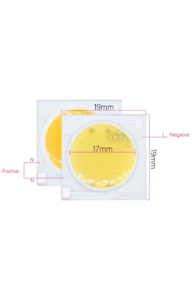 30 Watt Natural Beyaz Cob Led 220 Volt 4000 Kelvin 19X19MM