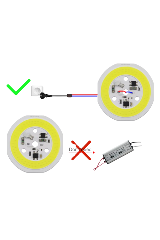 20 Watt  Cob Led 220 Volt Gün Işığı 3000 Kelvin