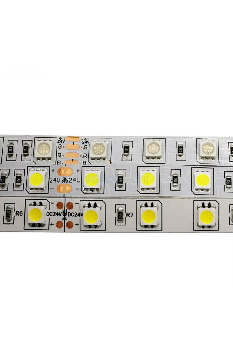 24 Volt 5050 Şerit Led Mavi IP65 (5 Metre)